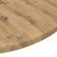 Bordplade Ø 50 x 1,5 cm Rund Konstrueret træ Artisan-eg