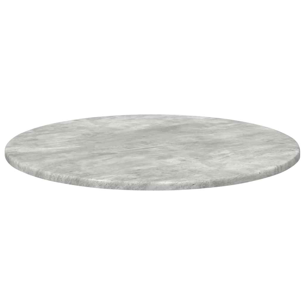 Bordplade Ø 60 x 1,5 cm Rund Konstrueret træ Betongrå