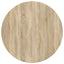 Bordplade Ø 80 x 1,5 cm Rund Konstrueret træ Sonoma-eg