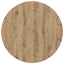 Bordplade Ø 80 x 1,5 cm Rund Konstrueret træ Artisan-eg
