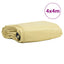 Tarpaulin 650g / m² Beige 4 x 4 m Lærred med PVC-belægning