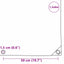 Tarpaulin 650g / m² Beige 1,5 x 6 m Lærred med PVC-belægning