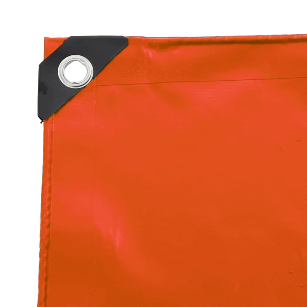 Tarpaulin 650g / m² Orange 4 x 7 m Lærred med PVC-belægning