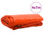 Tarpaulin 650g / m² Orange 4 x 7 m Lærred med PVC-belægning