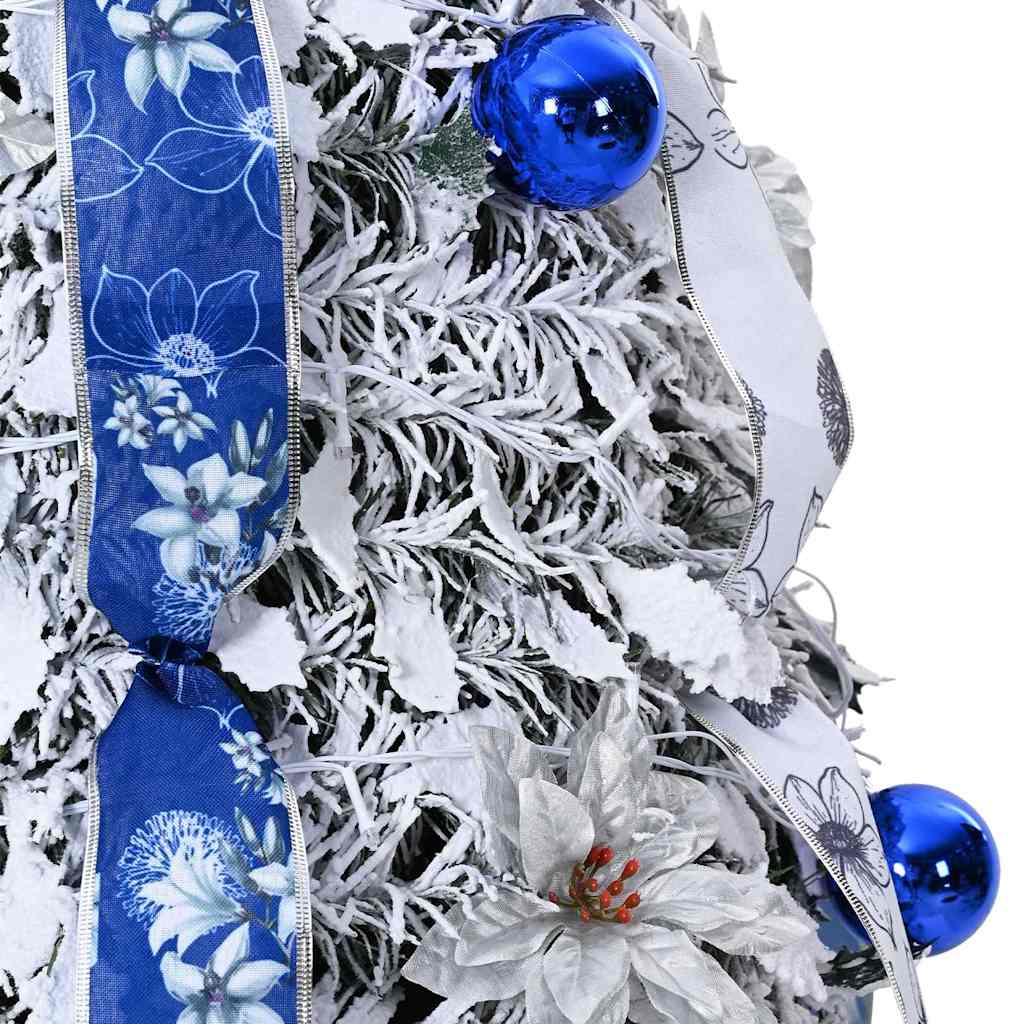 Kunstigt juletræ Hvid 210 cm PVC