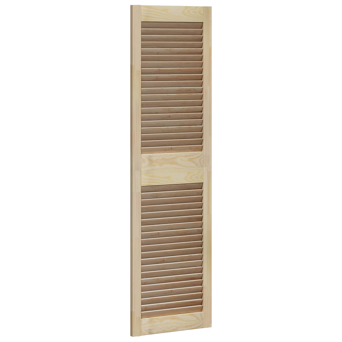 Skabsdør med dør 4 stk. Naturfarvet 140,5 x 39,5 cm