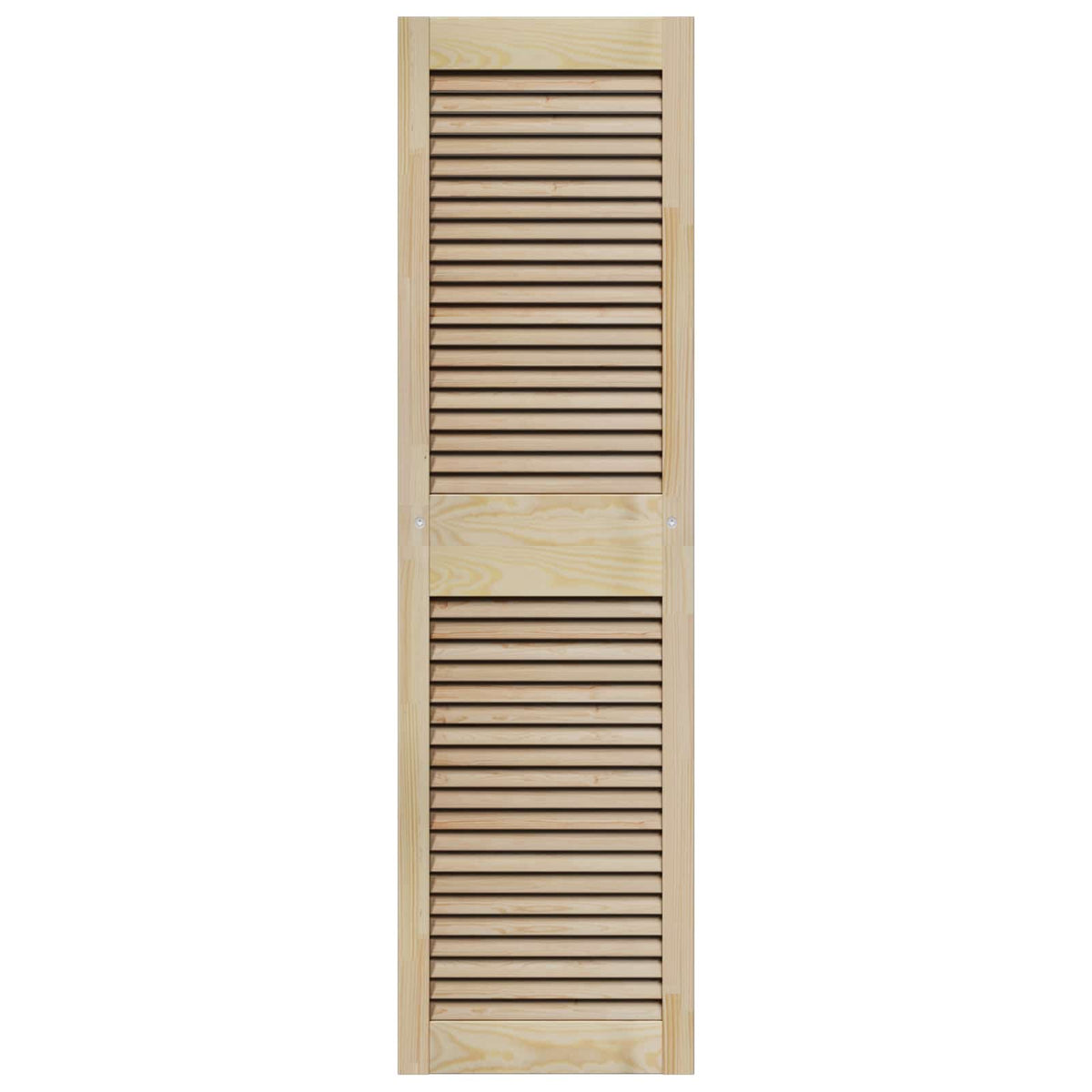Skabsdør med dør 4 stk. Naturfarvet 140,5 x 39,5 cm