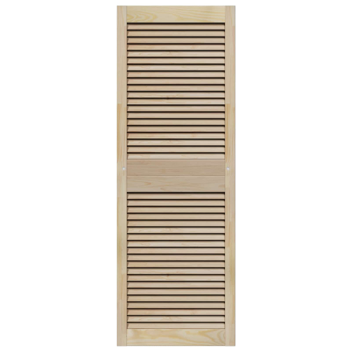 Skabsdør med dør 4 stk. Naturfarvet 140,5 x 49,5 cm