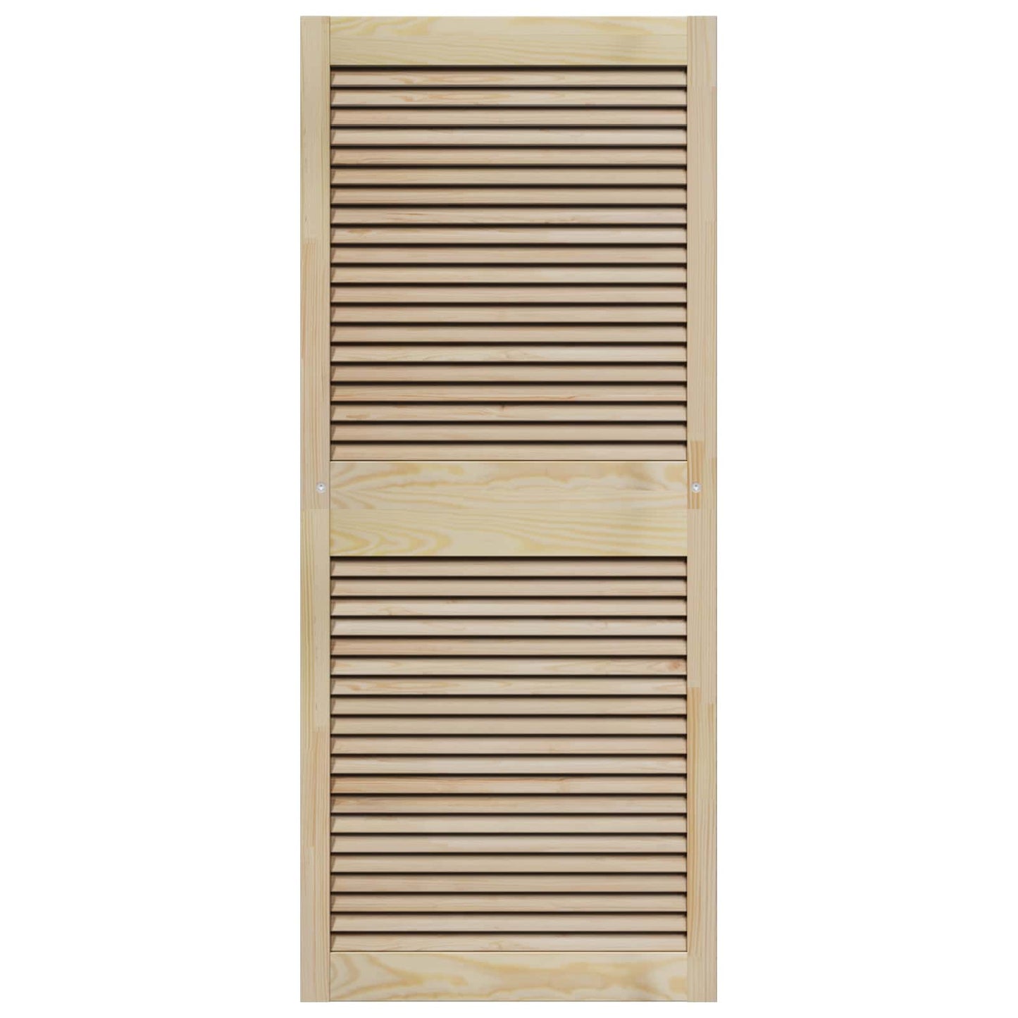 Skabsdør med dør 4 stk. Naturfarvet 140,5 x 59,5 cm