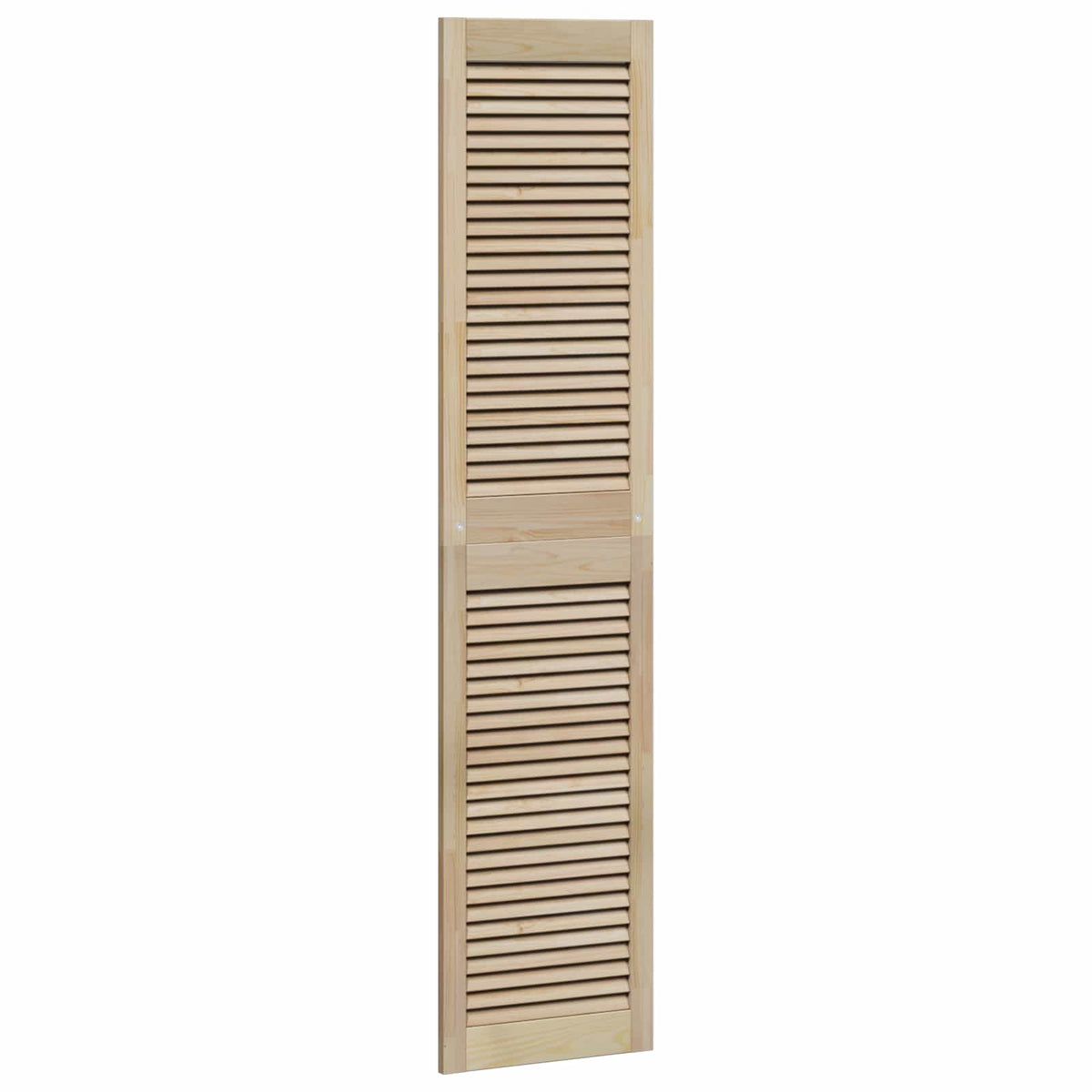 Skabsdør 4 stk. Naturfarvet 170 x 39,5 cm Massivt fyrretræ