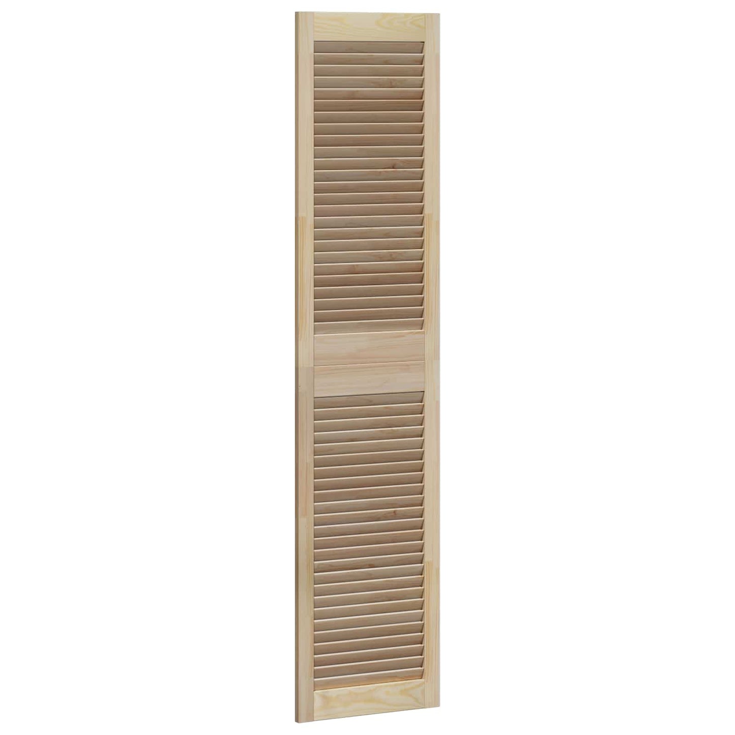Skabsdør 4 stk. Naturfarvet 170 x 39,5 cm Massivt fyrretræ