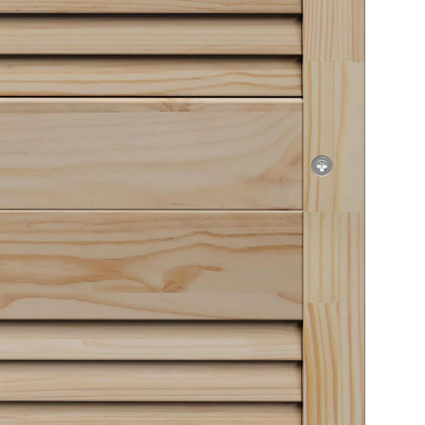 Skabsdør 4 stk. Naturfarvet 170 x 49,5 cm Massivt fyrretræ