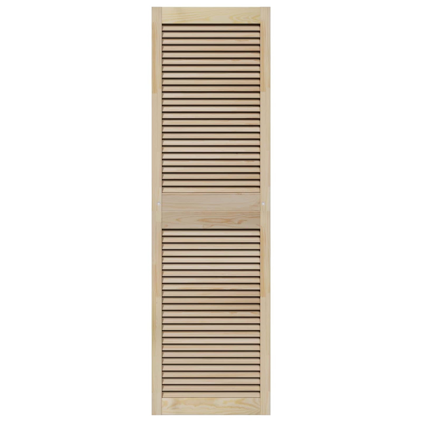 Skabsdør 4 stk. Naturfarvet 170 x 49,5 cm Massivt fyrretræ
