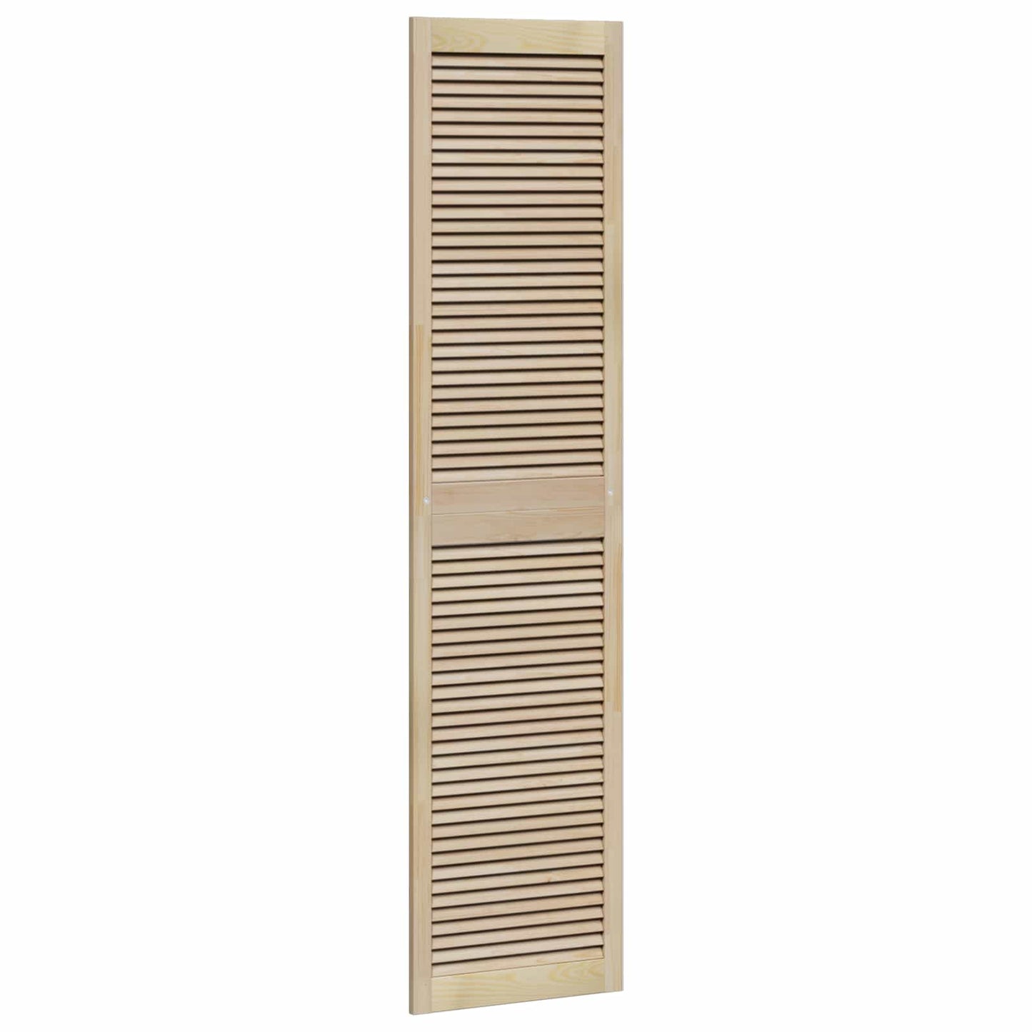 Skabsdør 4 stk. Naturfarvet 201 x 49,5 cm Massivt fyrretræ