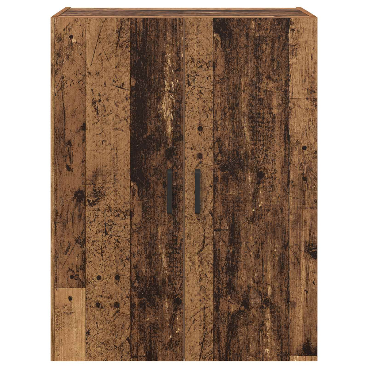 Vægmonteret skab 2 stk. Gammelt træ 69,5 x 34 x 90 cm