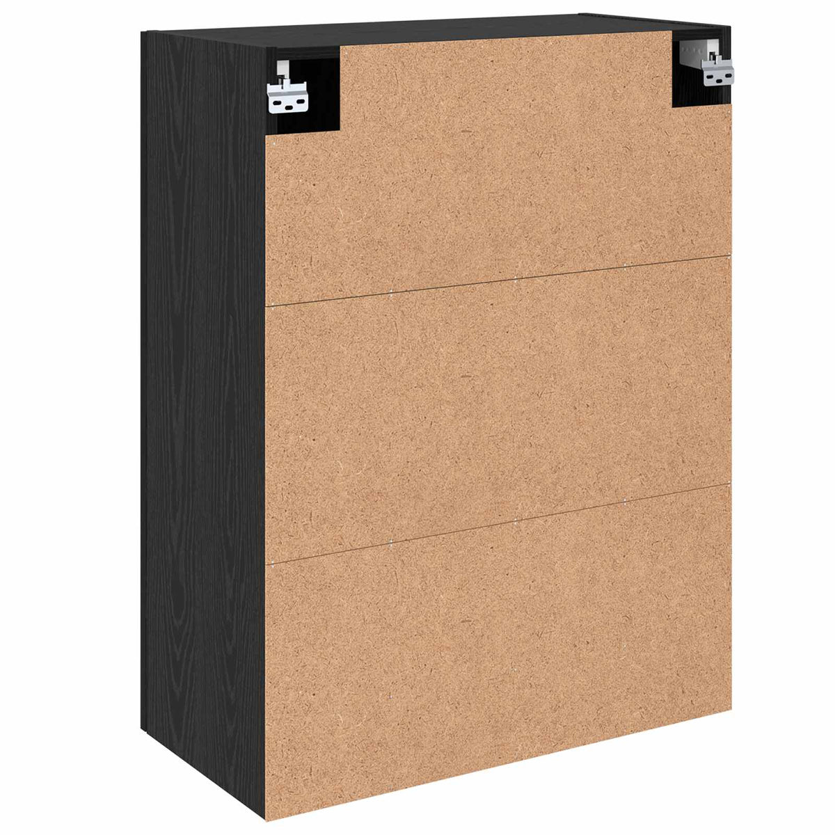 Vægmonteret skab 2 stk. Sort eg 69,5 x 34 x 90 cm