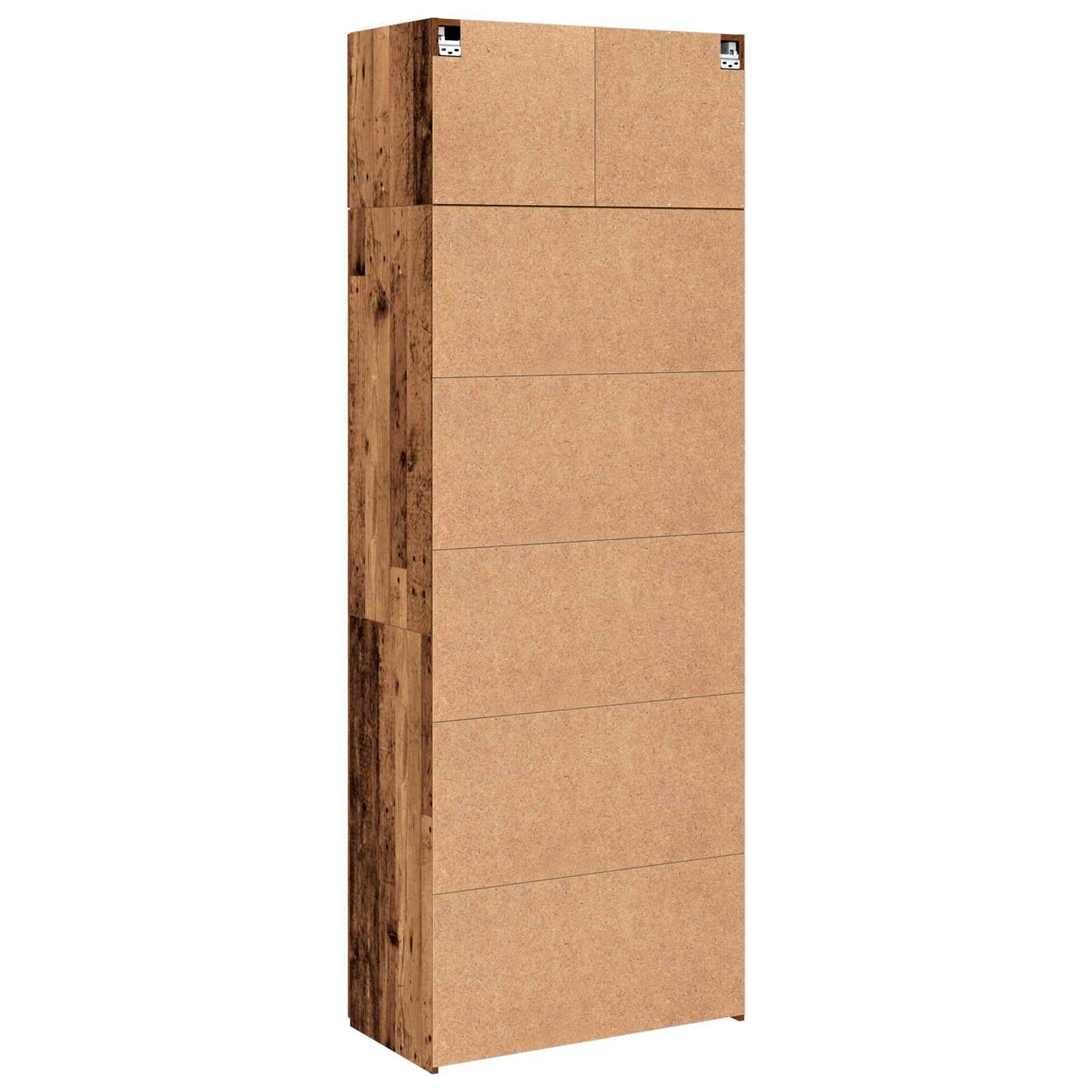 Opbevaringsskab 2 stk. Gammelt træ 80 x 42,5 x 225 cm