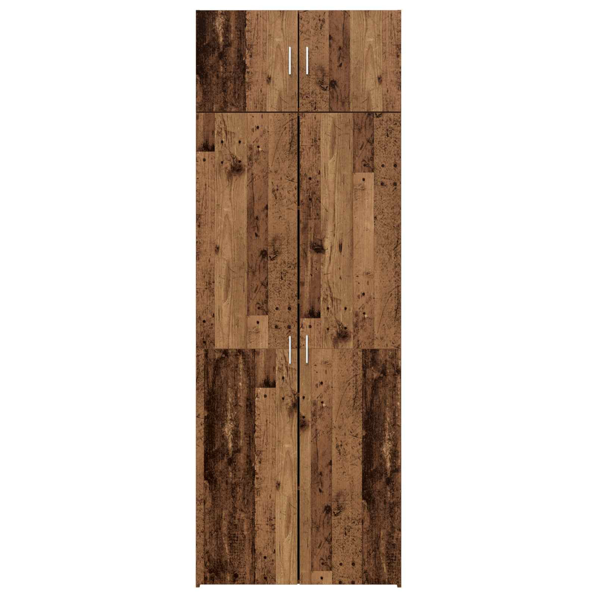 Opbevaringsskab 2 stk. Gammelt træ 80 x 42,5 x 225 cm