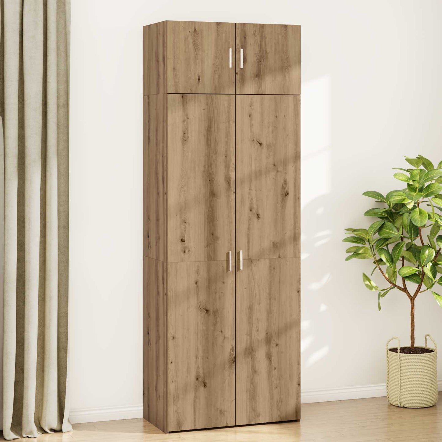Opbevaringsskab 2 stk. Artisan Egetræ 80 x 42,5 x 225 cm