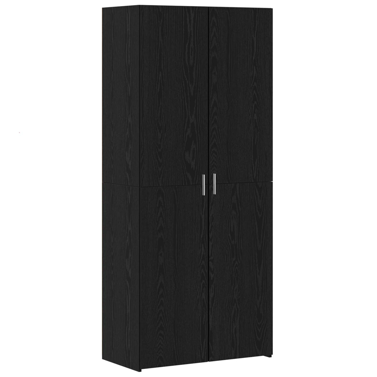 Opbevaringsskab 3 stk. Sort eg 80 x 42,5 x 225 cm