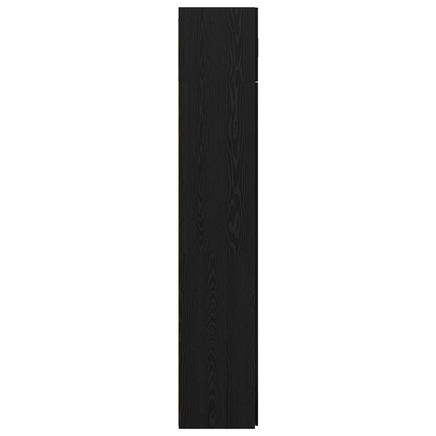 Opbevaringsskab 3 stk. Sort eg 80 x 42,5 x 225 cm