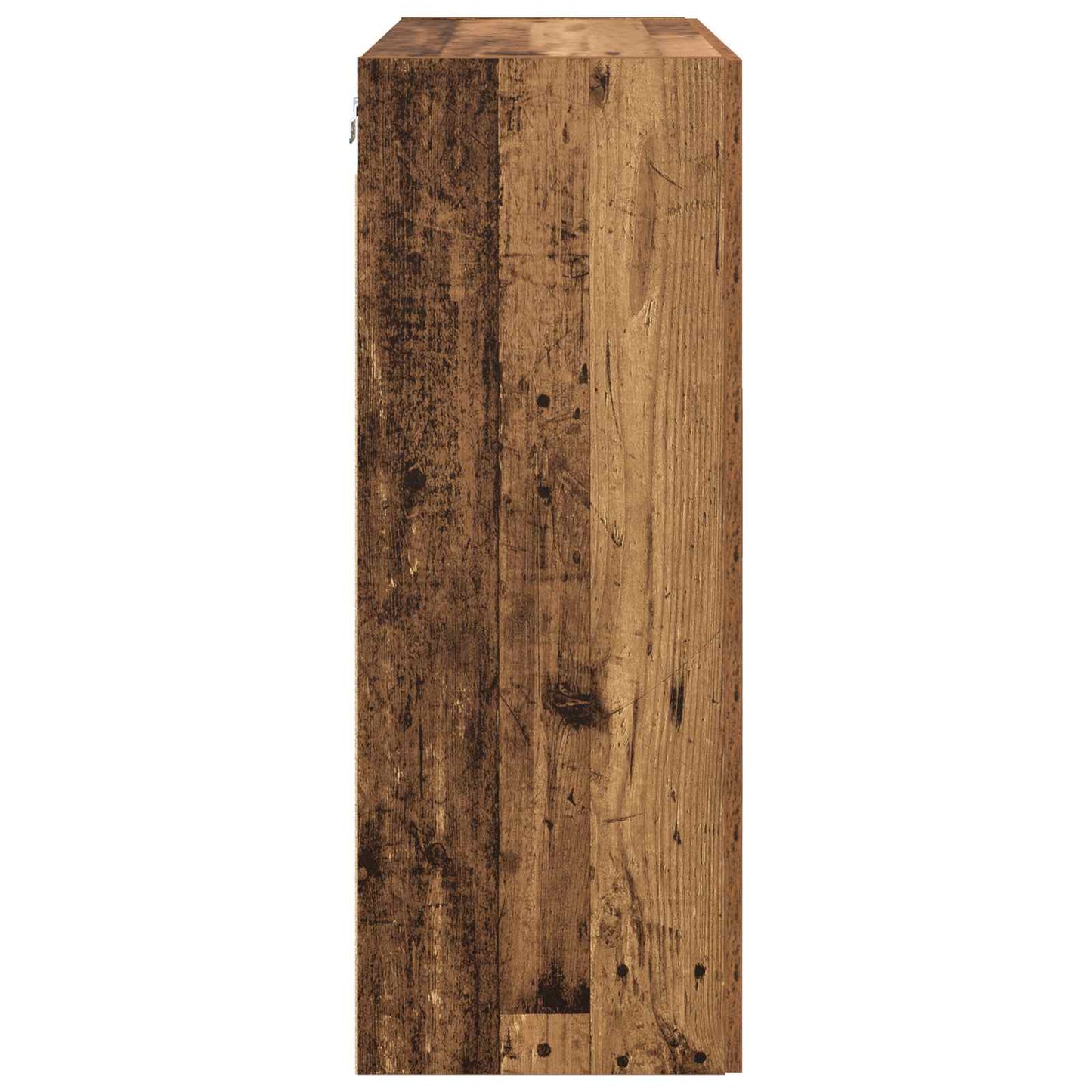 Vægmonteret skab 2 stk. Gammelt træ 69,5 x 34 x 90 cm