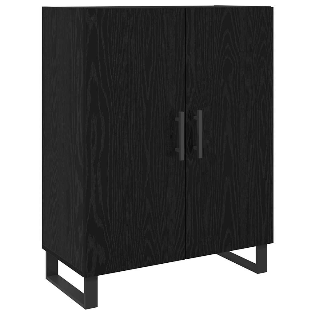 Highboard 2 stk. Sort eg 69,5 x 34 x 180 cm Konstrueret træ