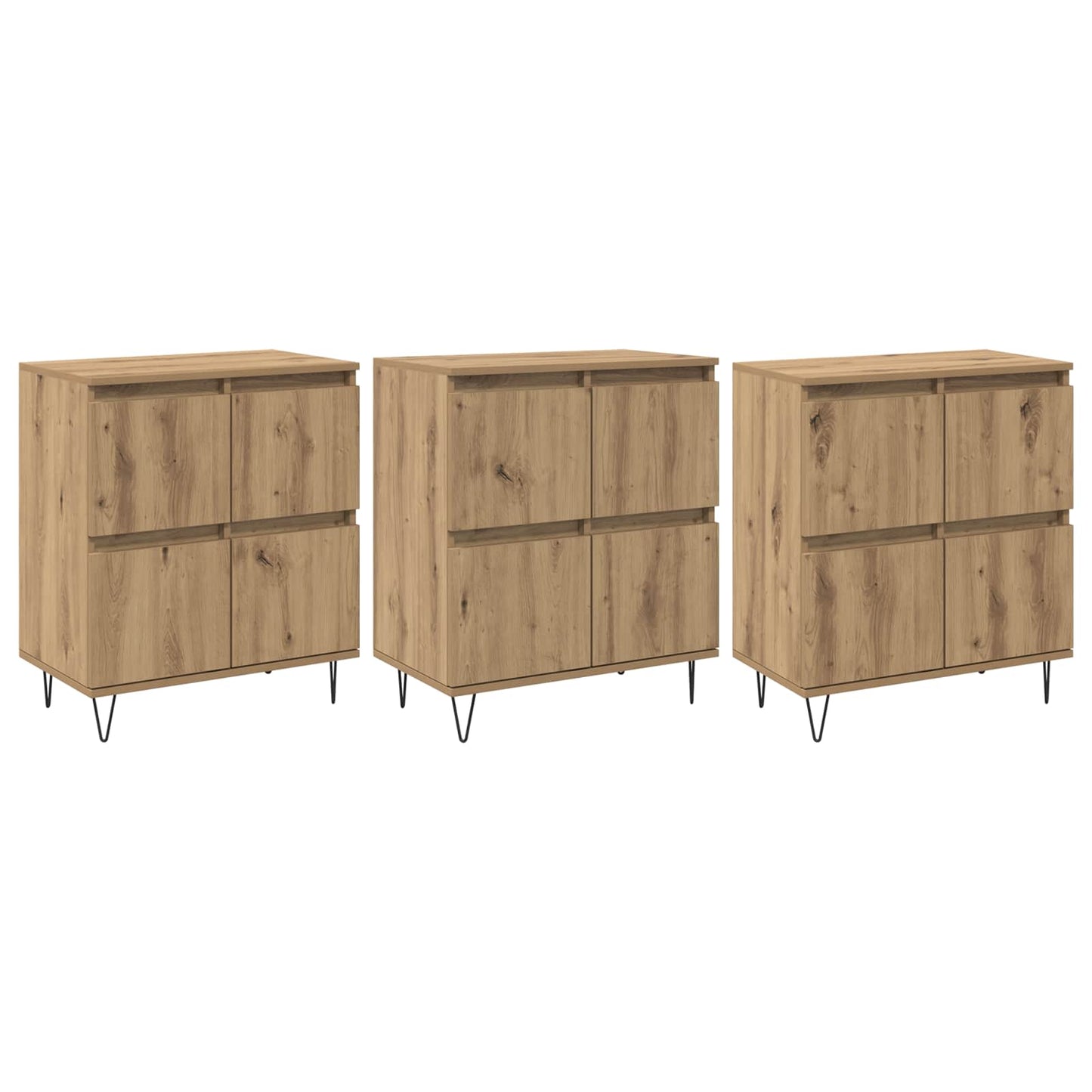 Sideboards 3 stk. Artisan Egetræ
