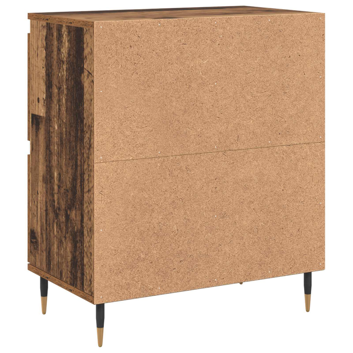 Opbevaringsskab 2 stk. Gammelt træ 60 x 35 x 70 cm