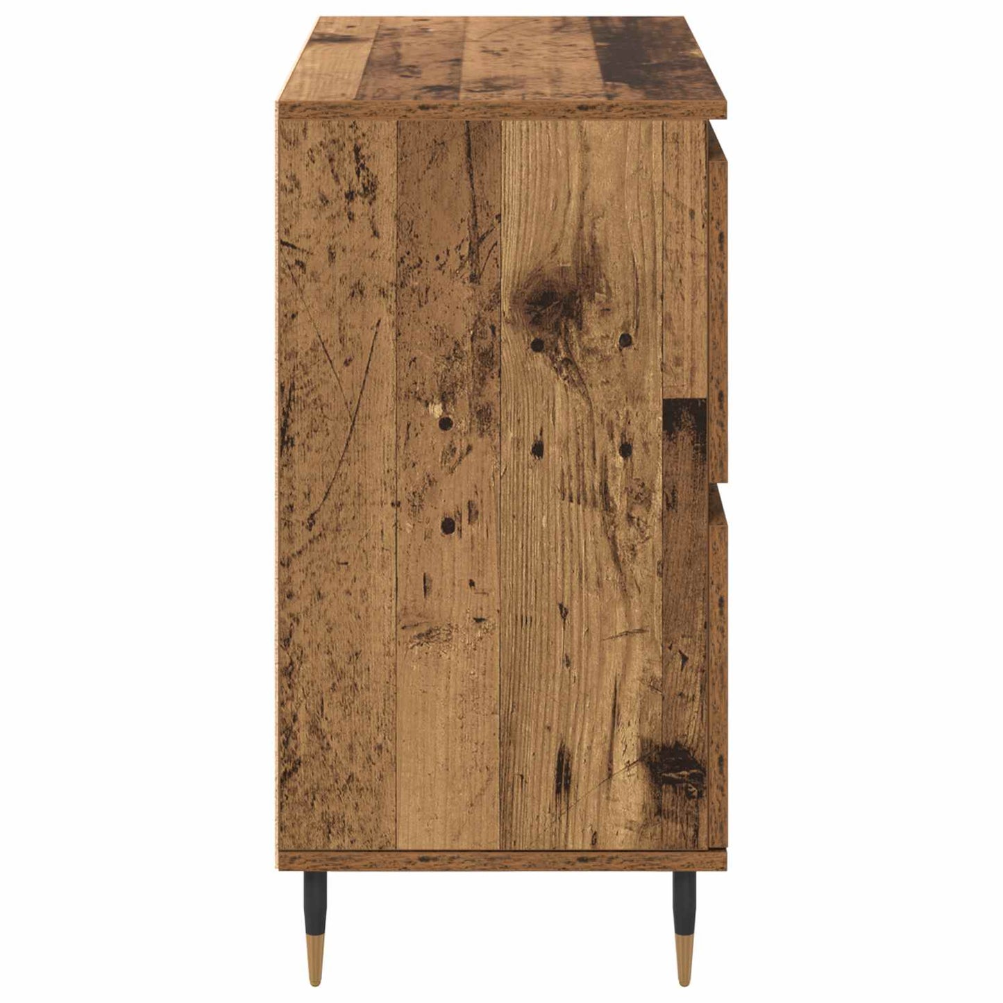 Opbevaringsskab 2 stk. Gammelt træ 60 x 35 x 70 cm
