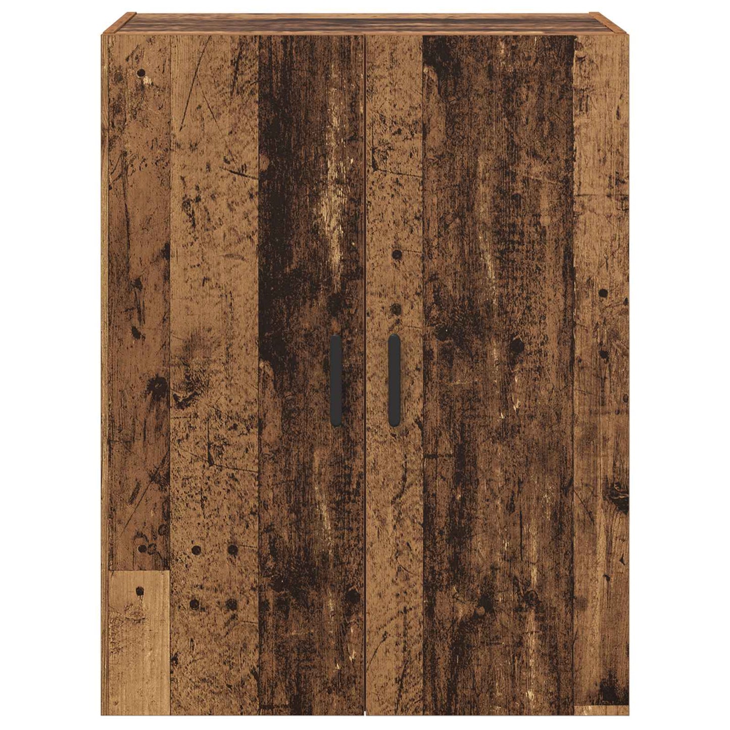 Vægmonteret skab 2 stk. Gammelt træ 69,5 x 34 x 90 cm