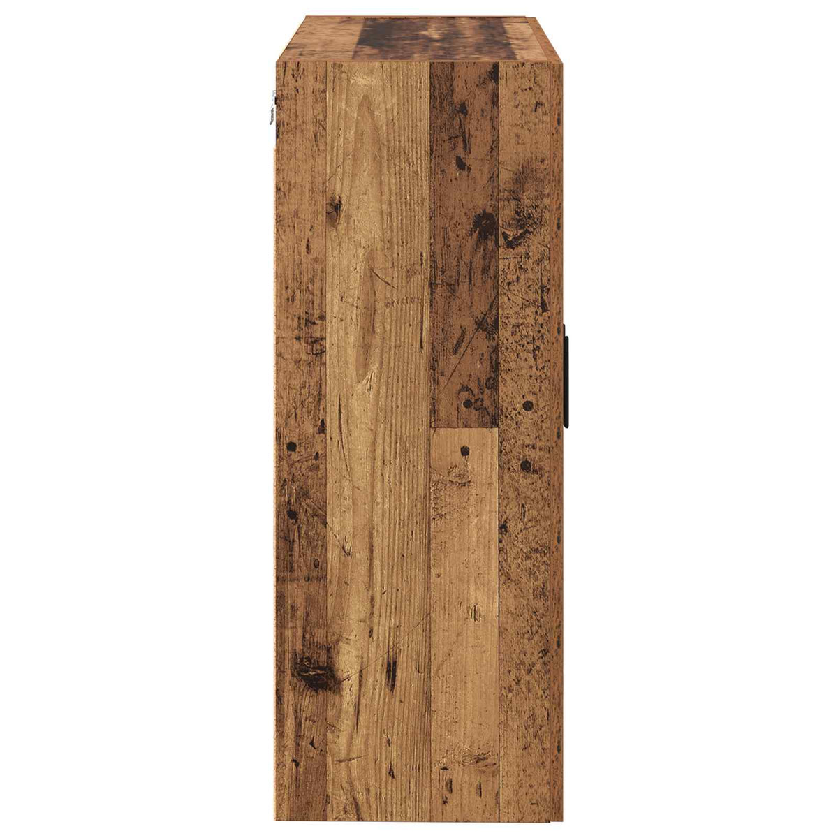 Vægmonteret skab 2 stk. Gammelt træ 69,5 x 34 x 90 cm