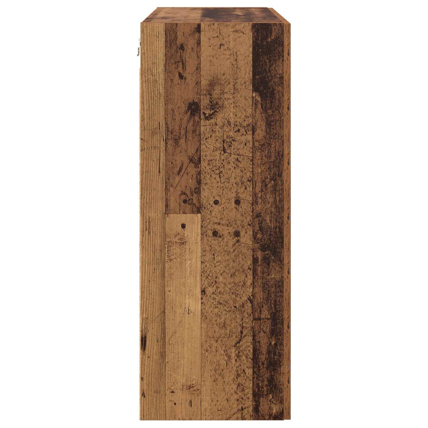 Væghængte skabe 2 stk. Gammelt træ 69,5 x 34 x 90 cm