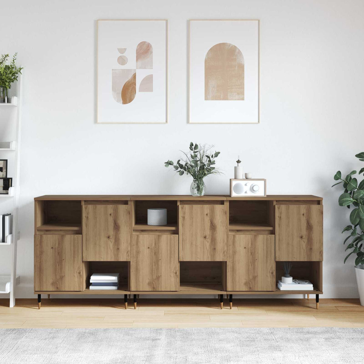 Sideboards 3 stk. Artisan Egetræ