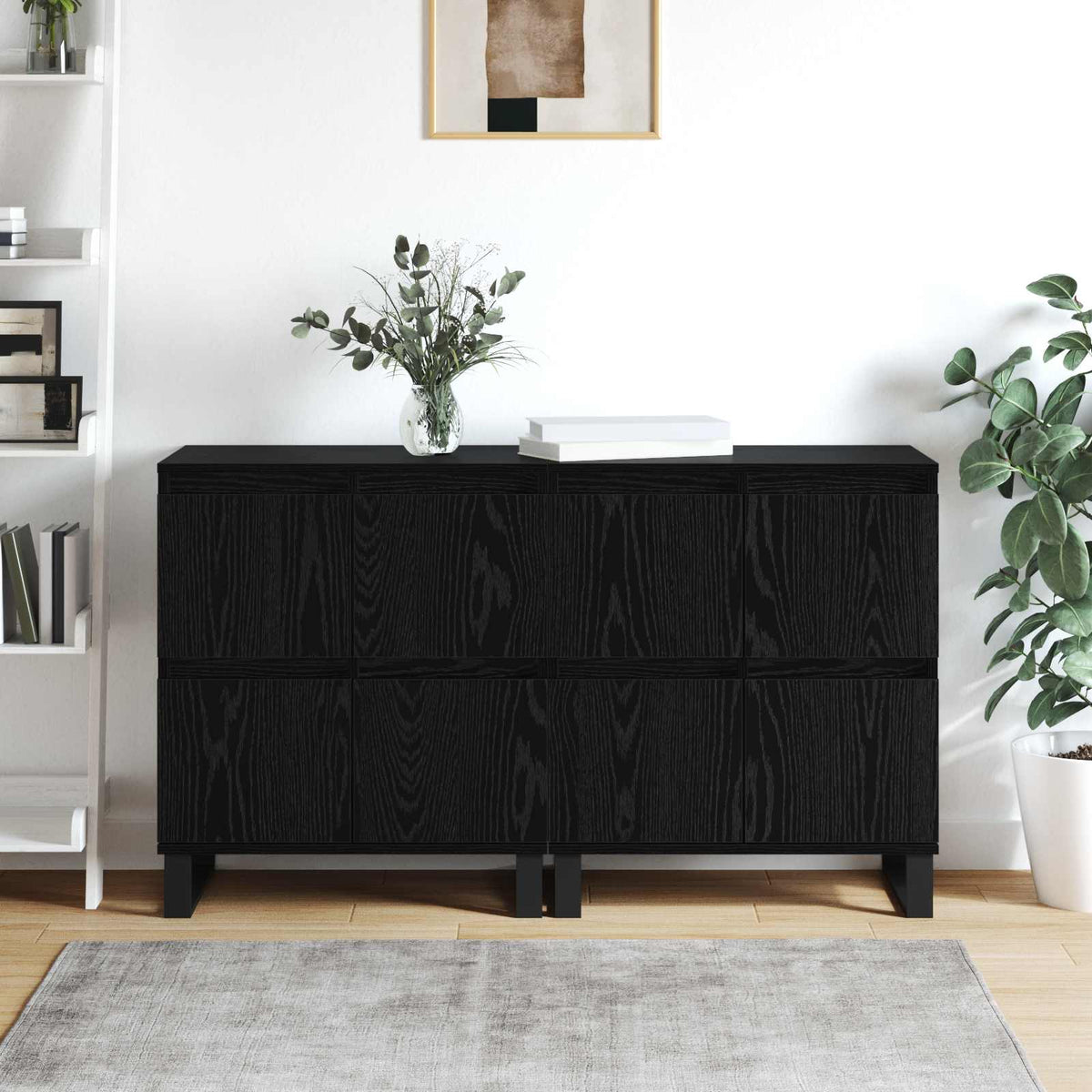 Sideboard 2 stk. Sort eg 60 x 35 x 70 cm