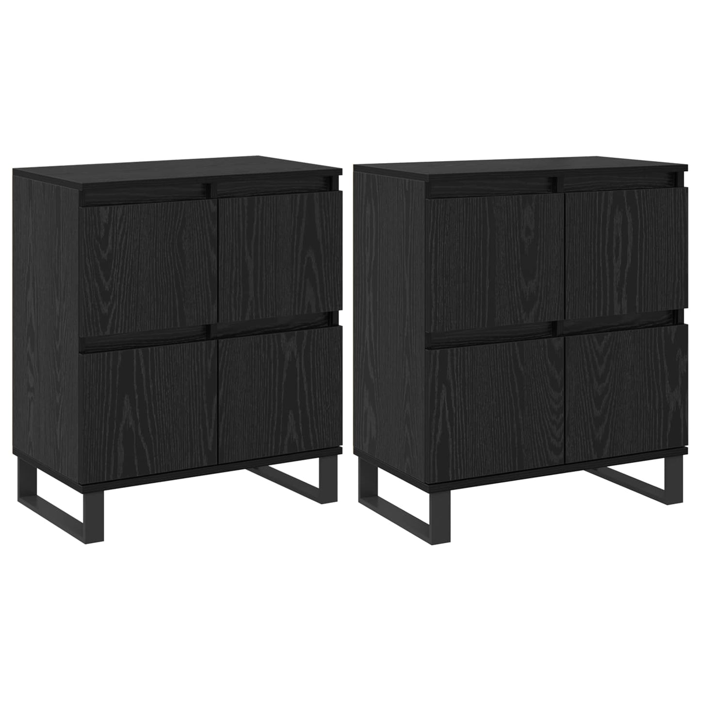 Sideboard 2 stk. Sort eg 60 x 35 x 70 cm