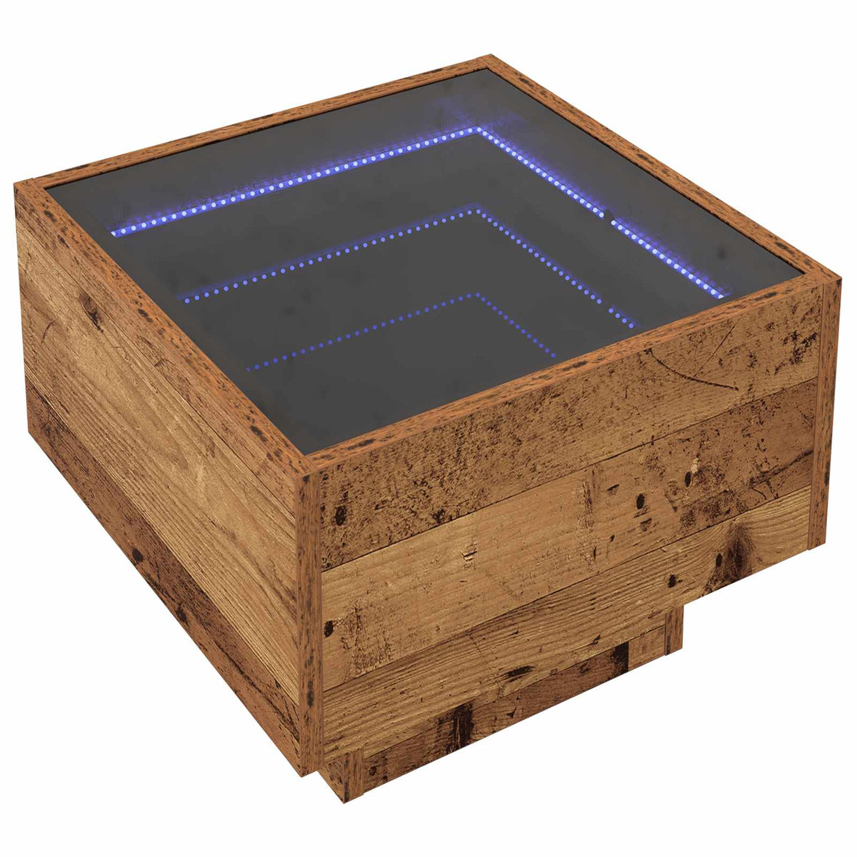 Sofabord Gammelt træ 40 x 40 x 30 cm Konstrueret træ