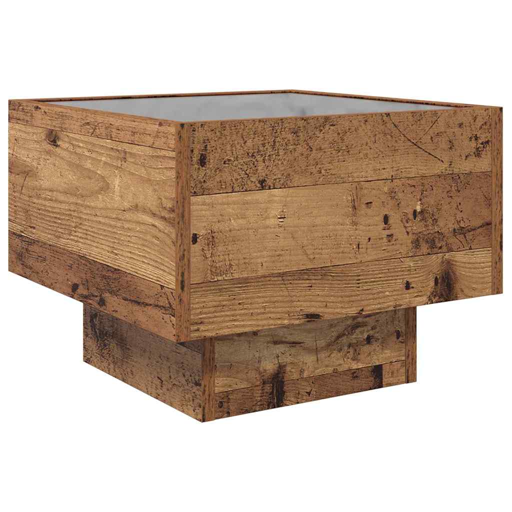 Sofabord Gammelt træ 40 x 40 x 30 cm Konstrueret træ