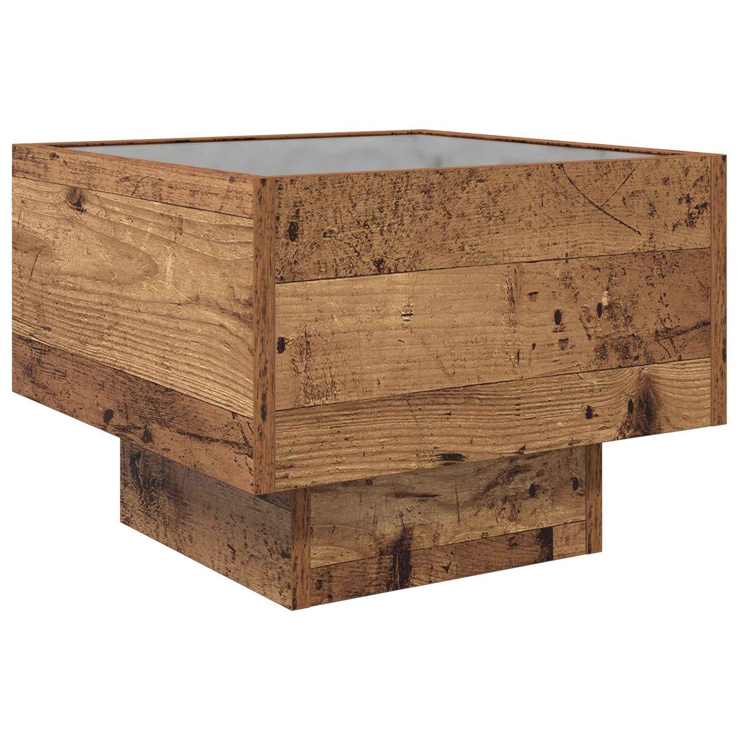 Sofabord Gammelt træ 40 x 40 x 30 cm Konstrueret træ