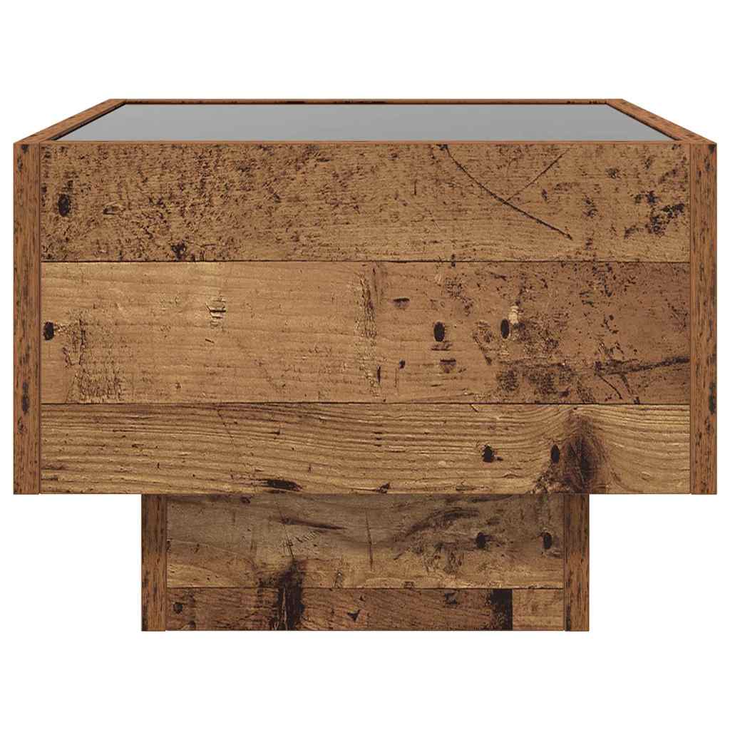 Sofabord Gammelt træ 40 x 40 x 30 cm Konstrueret træ