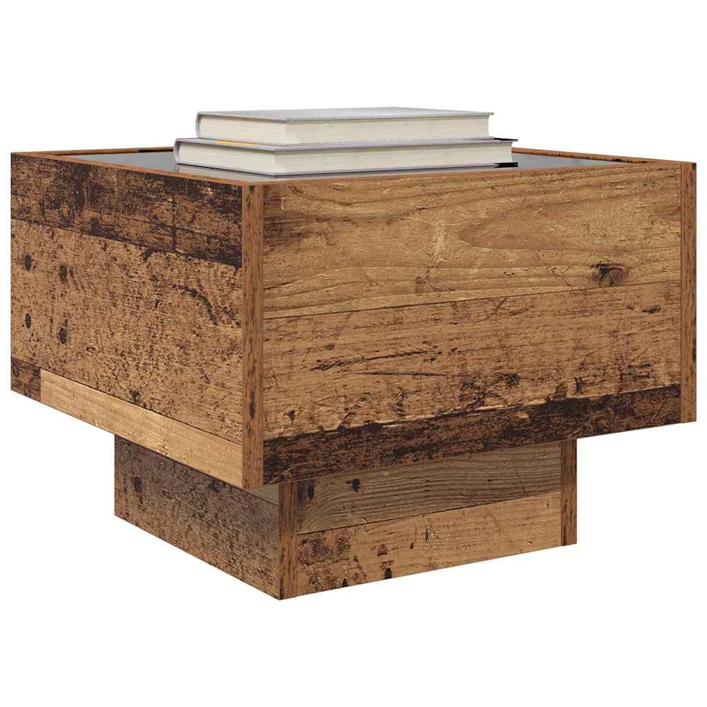 Sofabord Gammelt træ 40 x 40 x 30 cm Konstrueret træ