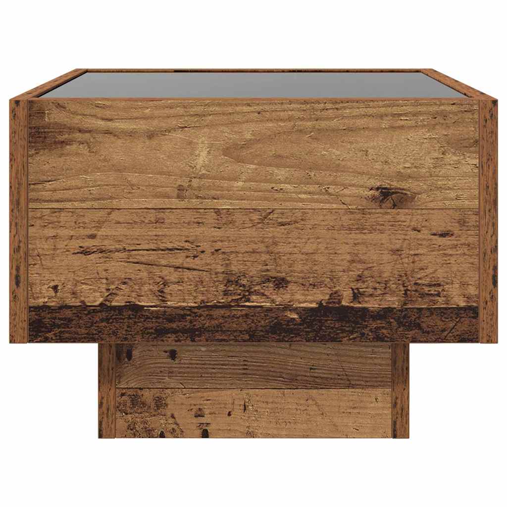 Sofabord Gammelt træ 40 x 40 x 30 cm Konstrueret træ