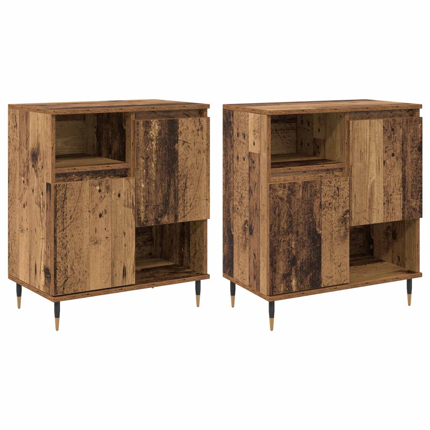 Sideboards 2 stk. Gammelt træ