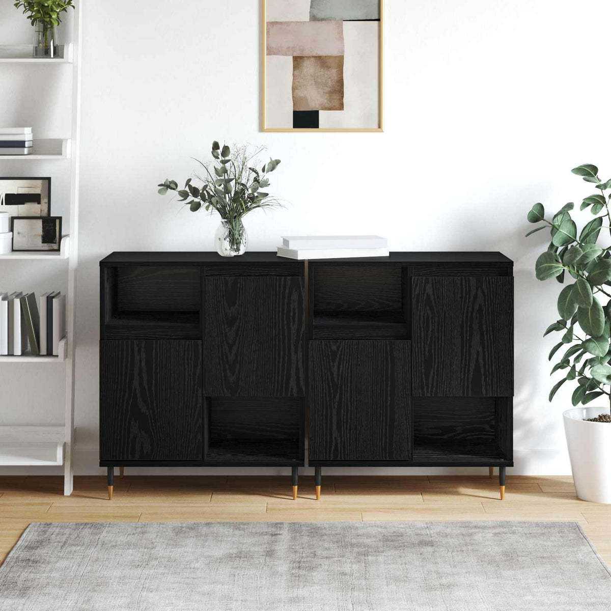 Sideboards 2 stk. Sort eg