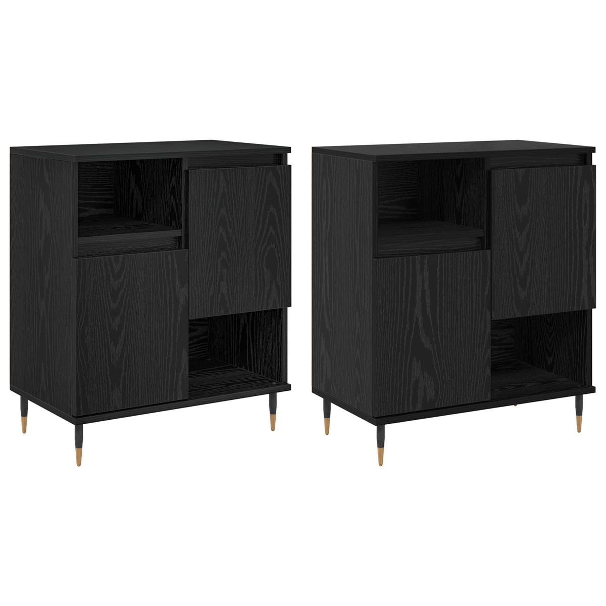 Sideboards 2 stk. Sort eg