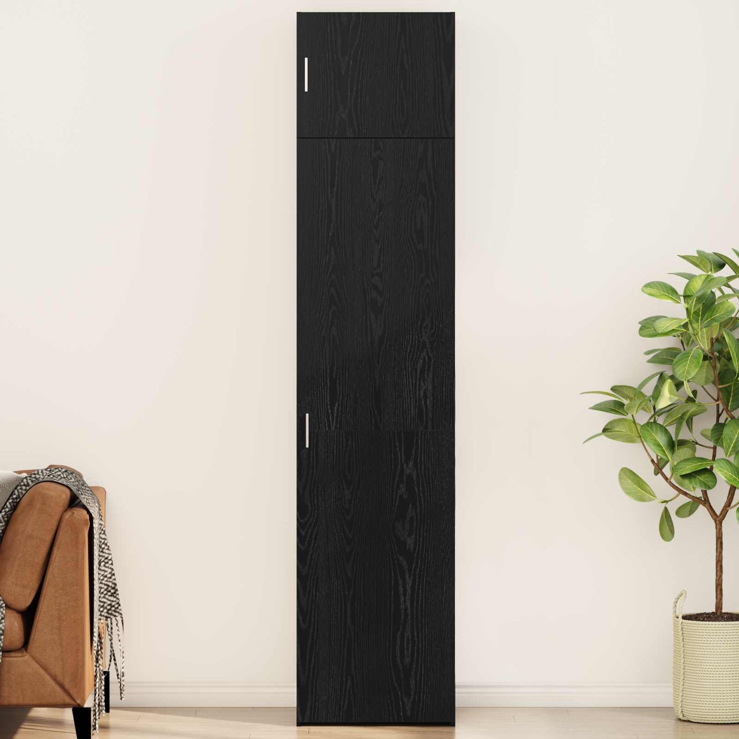 Sideboard 2 stk. Sort eg 50 x 41 x 225 cm