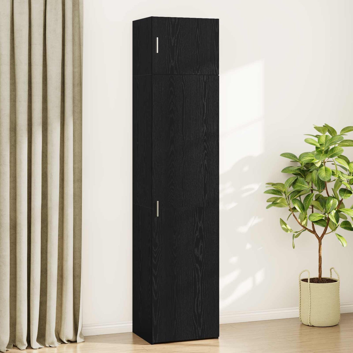 Sideboard 2 stk. Sort eg 50 x 41 x 225 cm