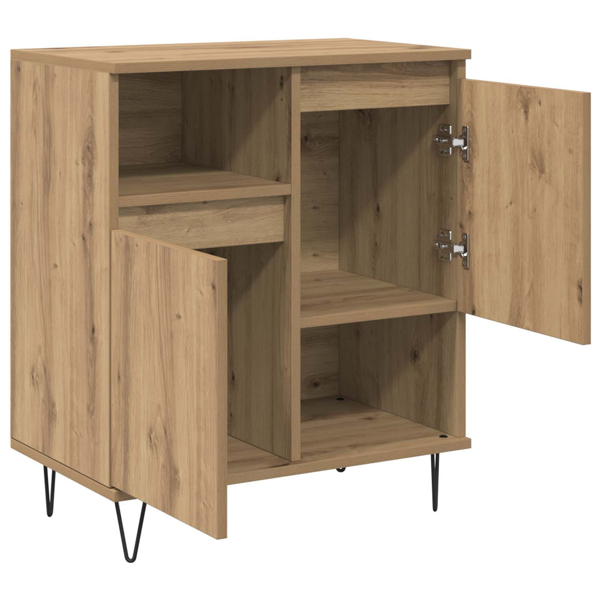 Sideboard 3 stk. Artisan Egetræ 60 x 35 x 70 cm