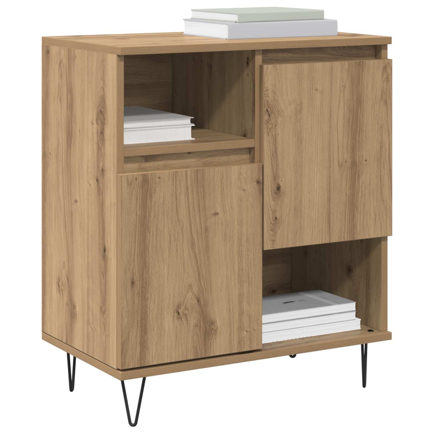 Sideboard 3 stk. Artisan Egetræ 60 x 35 x 70 cm