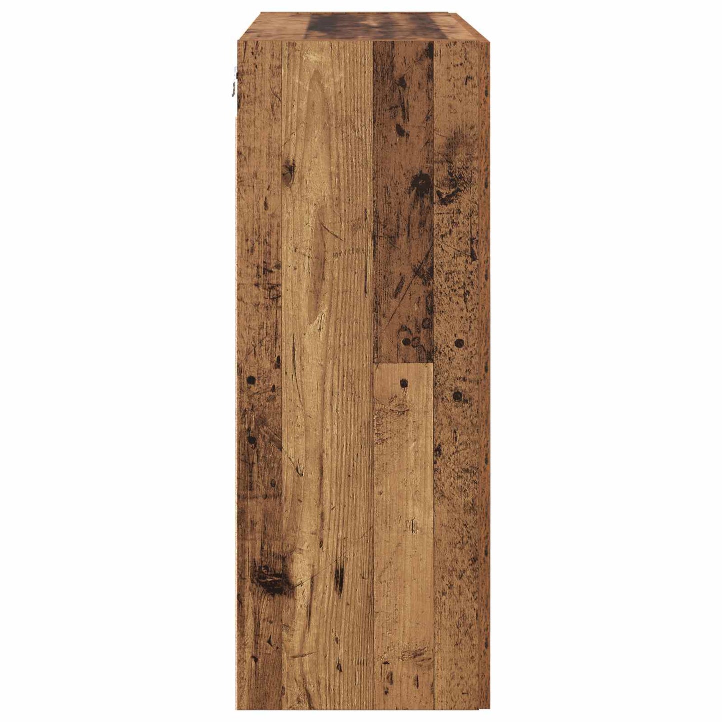Vægmonteret skab 2 stk. Gammelt træ 69,5 x 34 x 90 cm